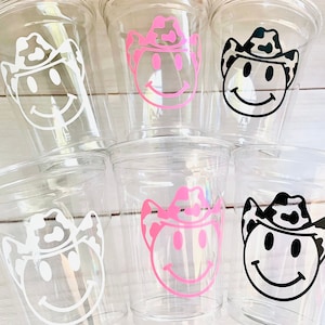 Cowgirl Birthday cups - Cowgirl Cups Cowgirl Party Decorations Cowgirl Bachelorette Party Cowgirl Hat Birthday Rodeo Party, Let&#39;s Go Girls
