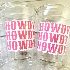 Cowgirl party cups, Cowboy Party Cups Cowgirl Cups Cowgirl Party Decorations Cowgirl Bachelorette Party Cowgirl Hat Birthday Rodeo Party
