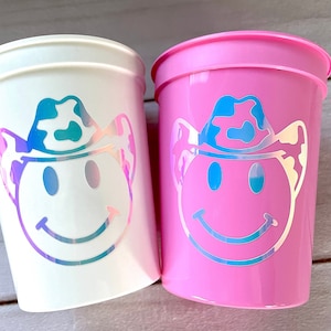 Cowgirl Party cups, Cowgirl Cups Cowgirl, Party Decorations Cowgirl, Bachelorette Party Cowgirl Hat Birthday Rodeo Party Cups Let&#39;s Go Girls