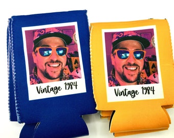 Personalized Photo Can Cooler, Custom Party Favors