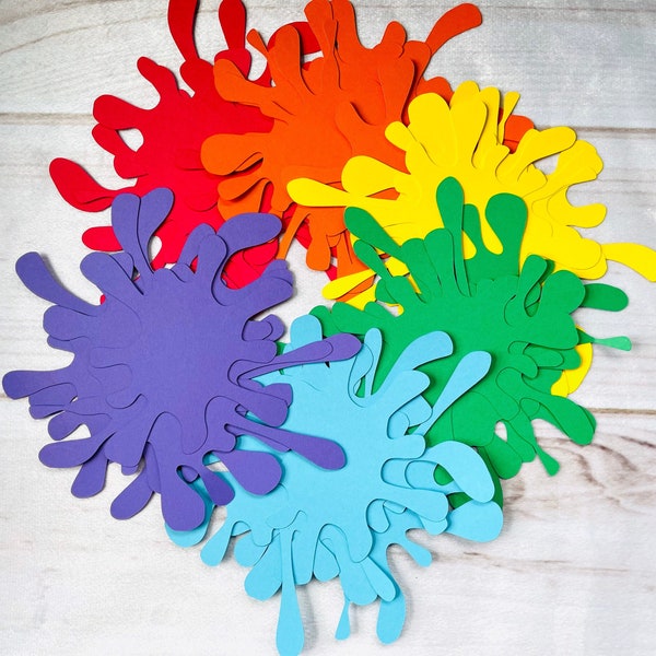 Paint Splatter Confetti – Art Party Table Decorations