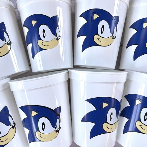 Sonic Party Cups Disposable 16oz Disposable Cups the Etsy