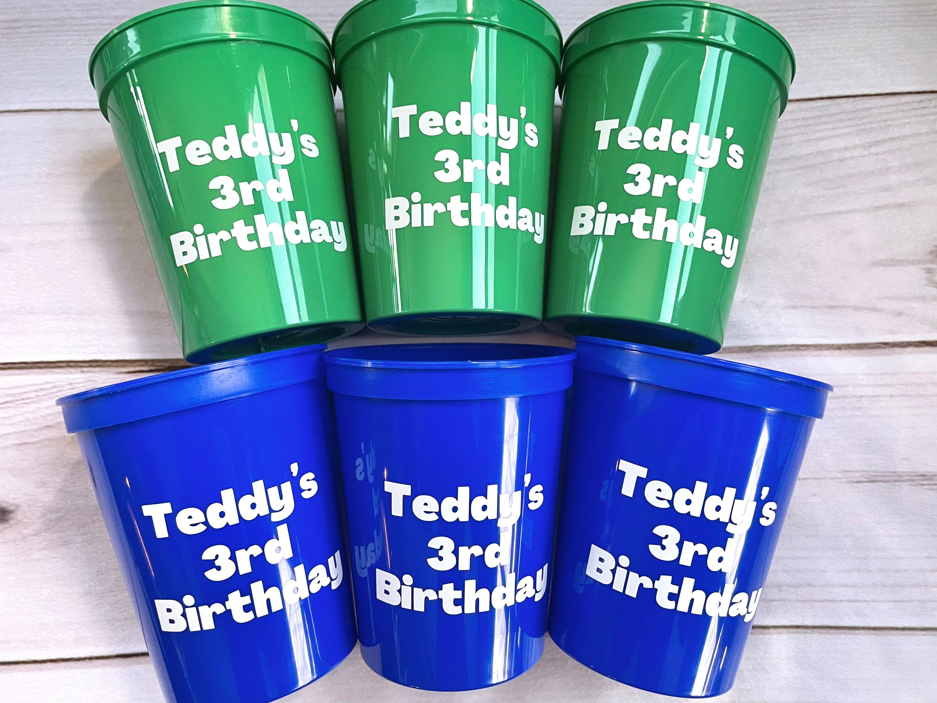 Garbage Truck Party Cups Reusable 16oz Stadium Cups Trash Etsy