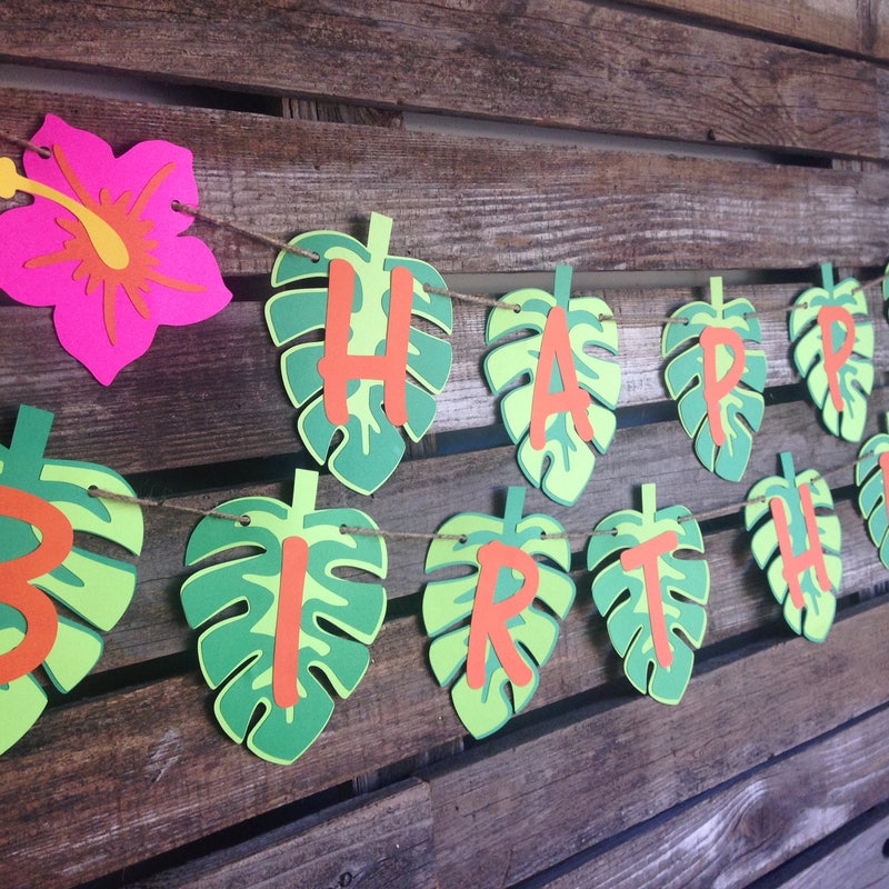 Luau Happy Birthday - Etsy