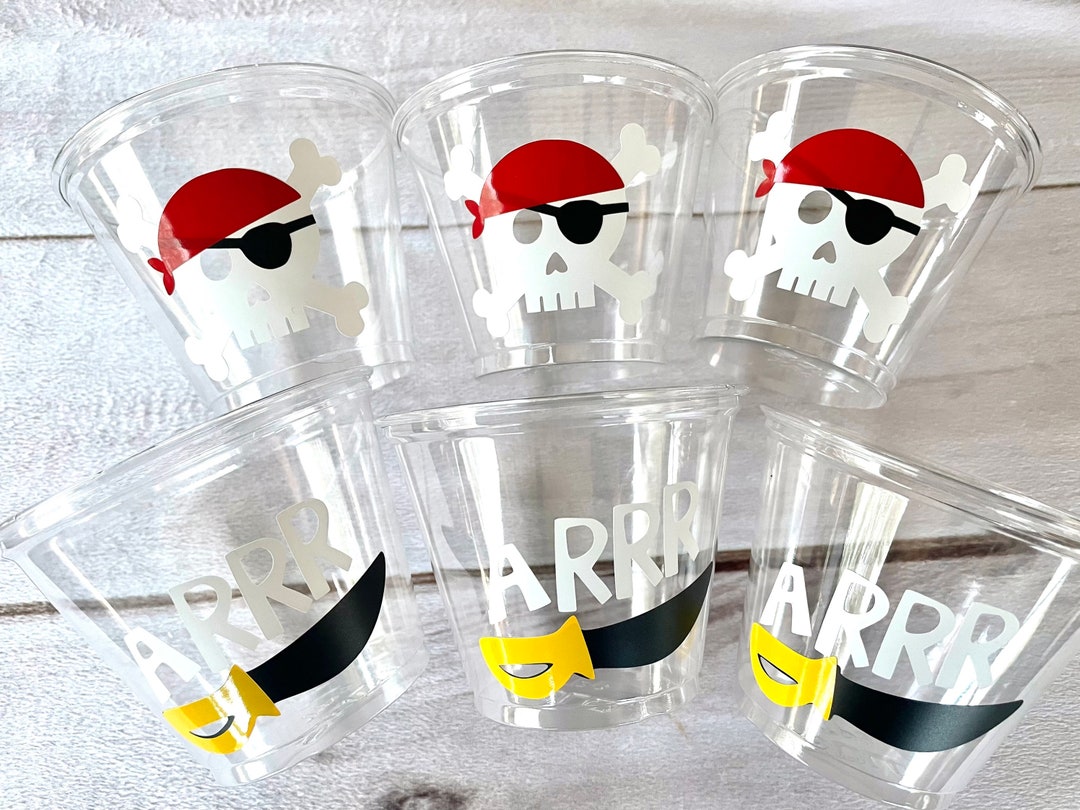 Pirate Party Cups Pirate Ship Cups Pirate Party Favors Pirate Party