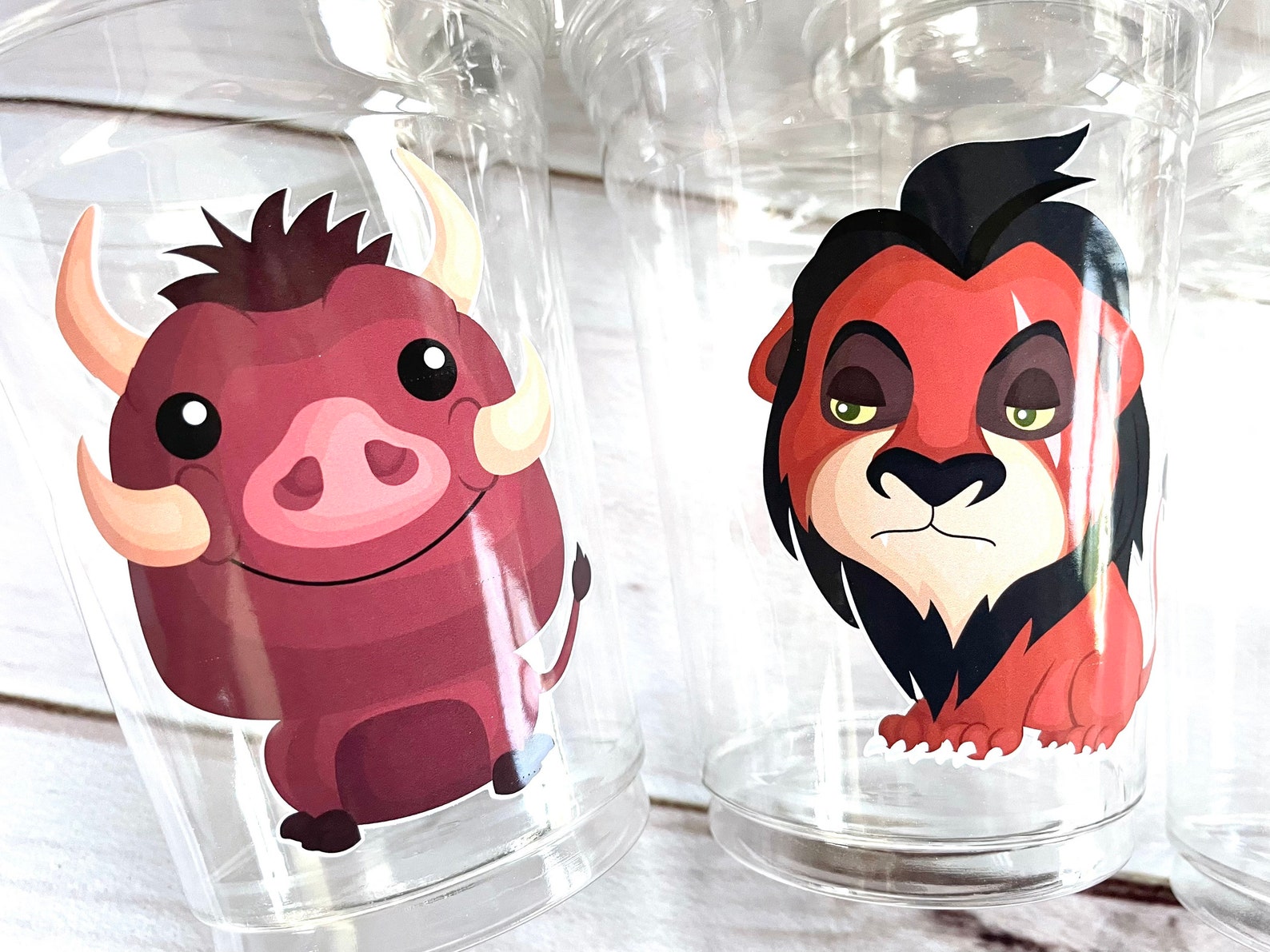 Disposable the Lion King Cups Disposable Lion King Party Etsy