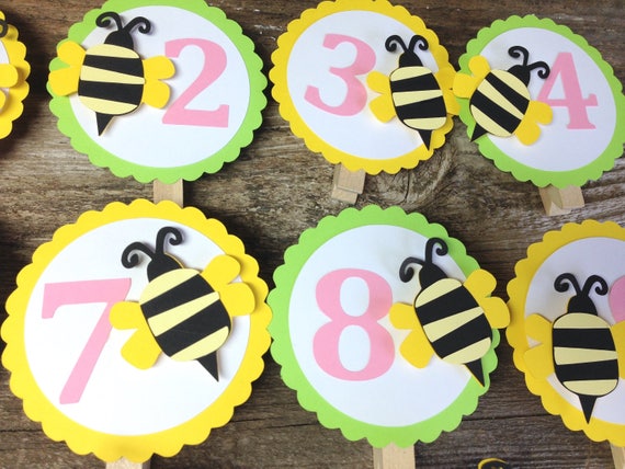 Bumble Bee First Year Banner Bumble Bee Banner Bumble Bee Etsy