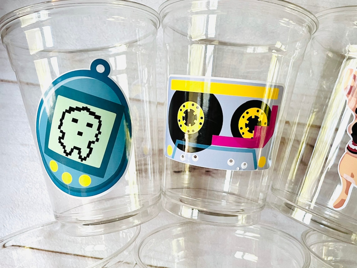 I Love the 90s Party Cups Disposable 90s Party Cups 90s Etsy