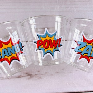 Superhero Party Cups - Superhero Cups Superhero Party Decorations Happy Birthday Superhero Birthday Decorations