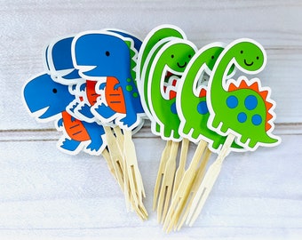 Dinosaur Party Cupcake Toppers - Dinosaur Cupcake Toppers Dinosaur Party Decorations Dinosaur Baby Shower Decorations Dinosaur Birthday