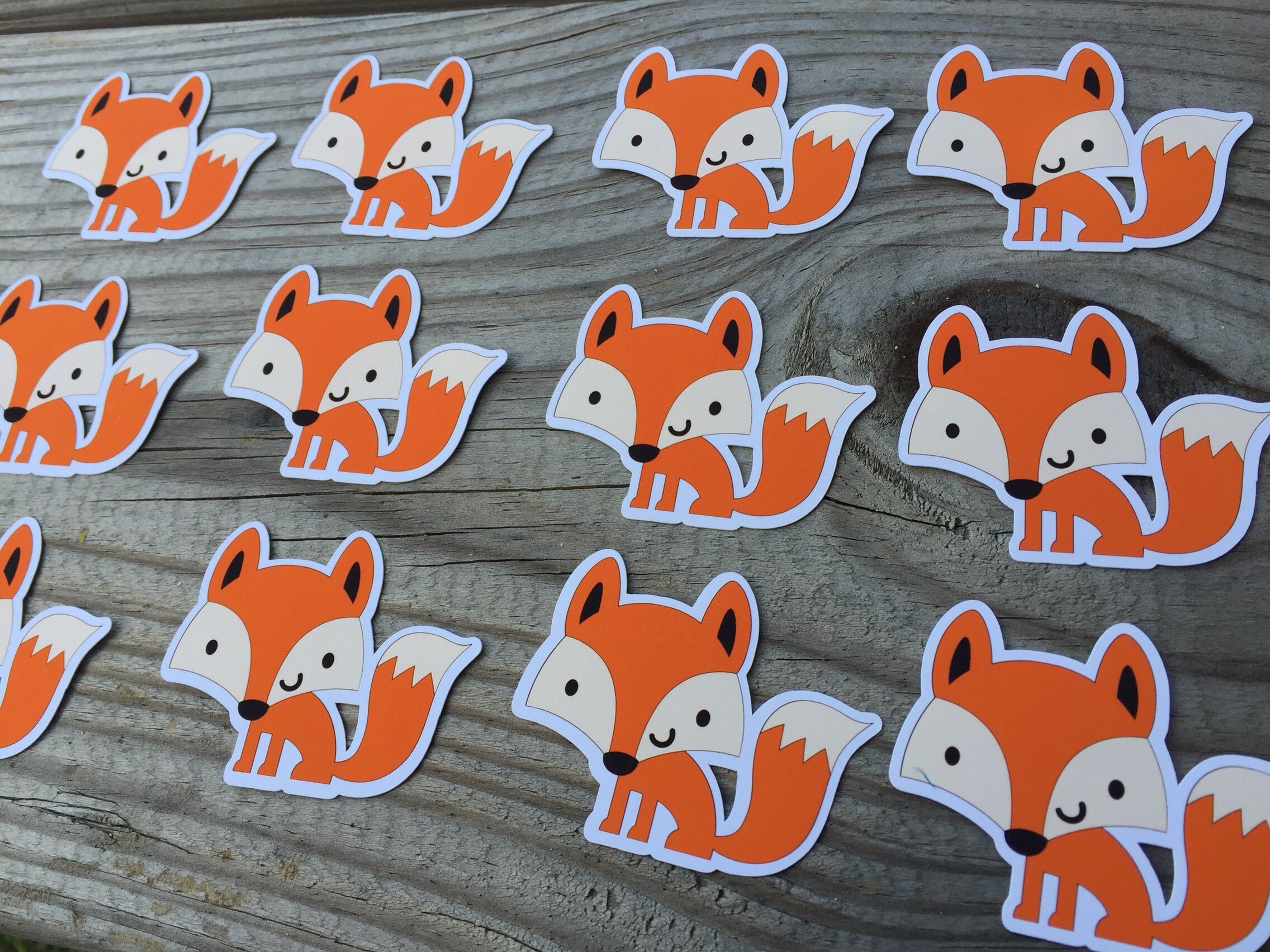 Fox Woodland Party Cutouts Fox Cutouts Woodland Fox | Etsy