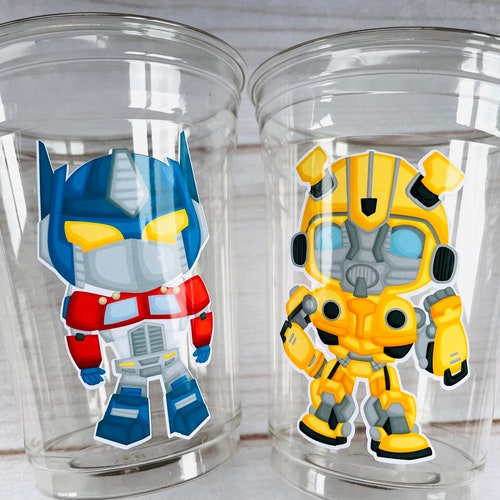 Lot of 12 Cups Transformers 16 oz Plastic Cup Party Favor Supplies Lot of 12 Cups Transformers 16 oz Plastic Cup Party Favor Supplies