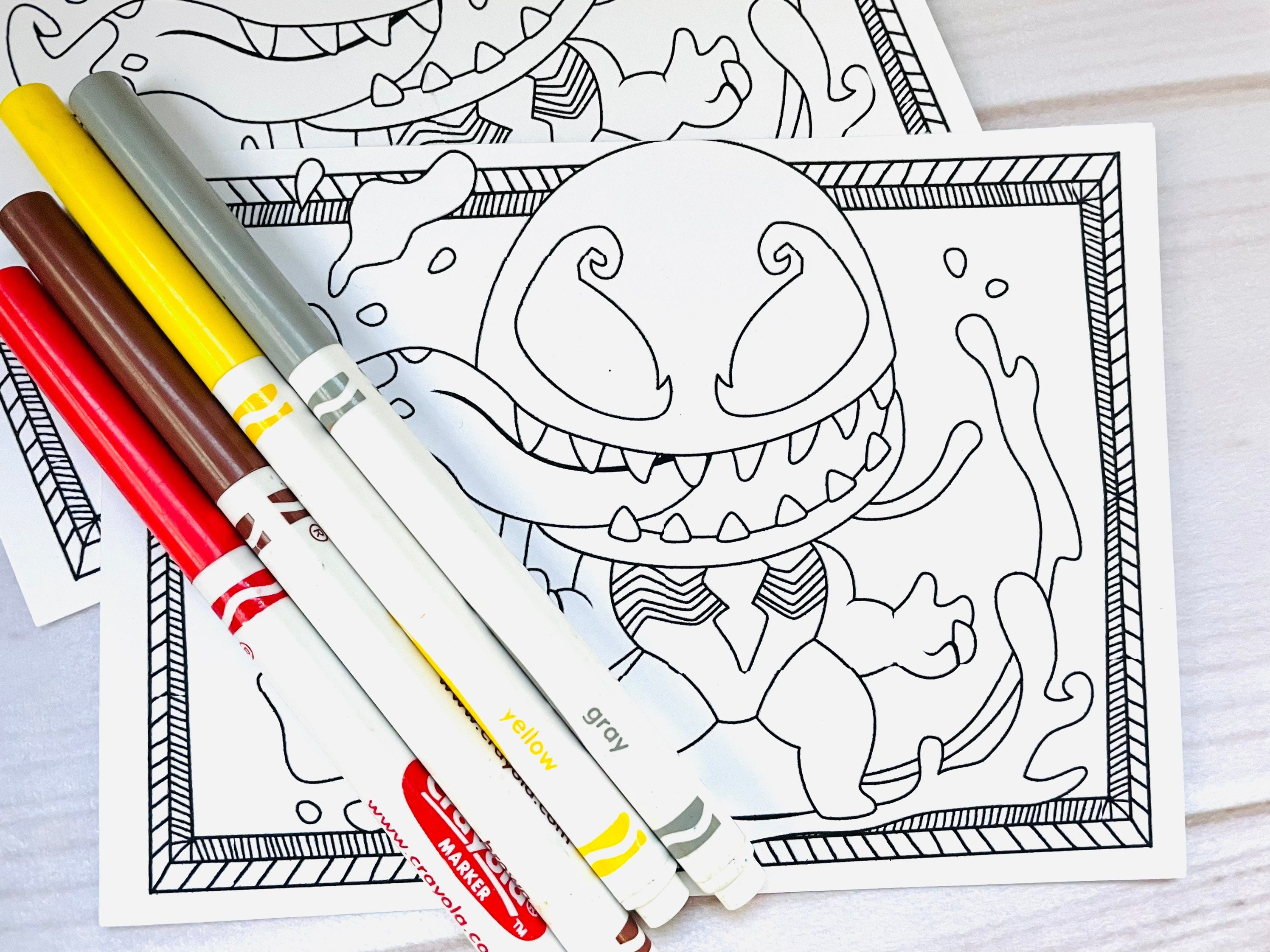 960 Collections Coloring Pages Venom Spider Man  Latest Free