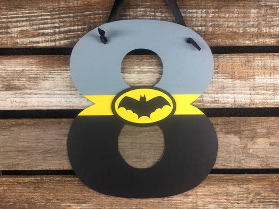 Batman Party Sign Batman Sign Batman Birthday Decorations Etsy