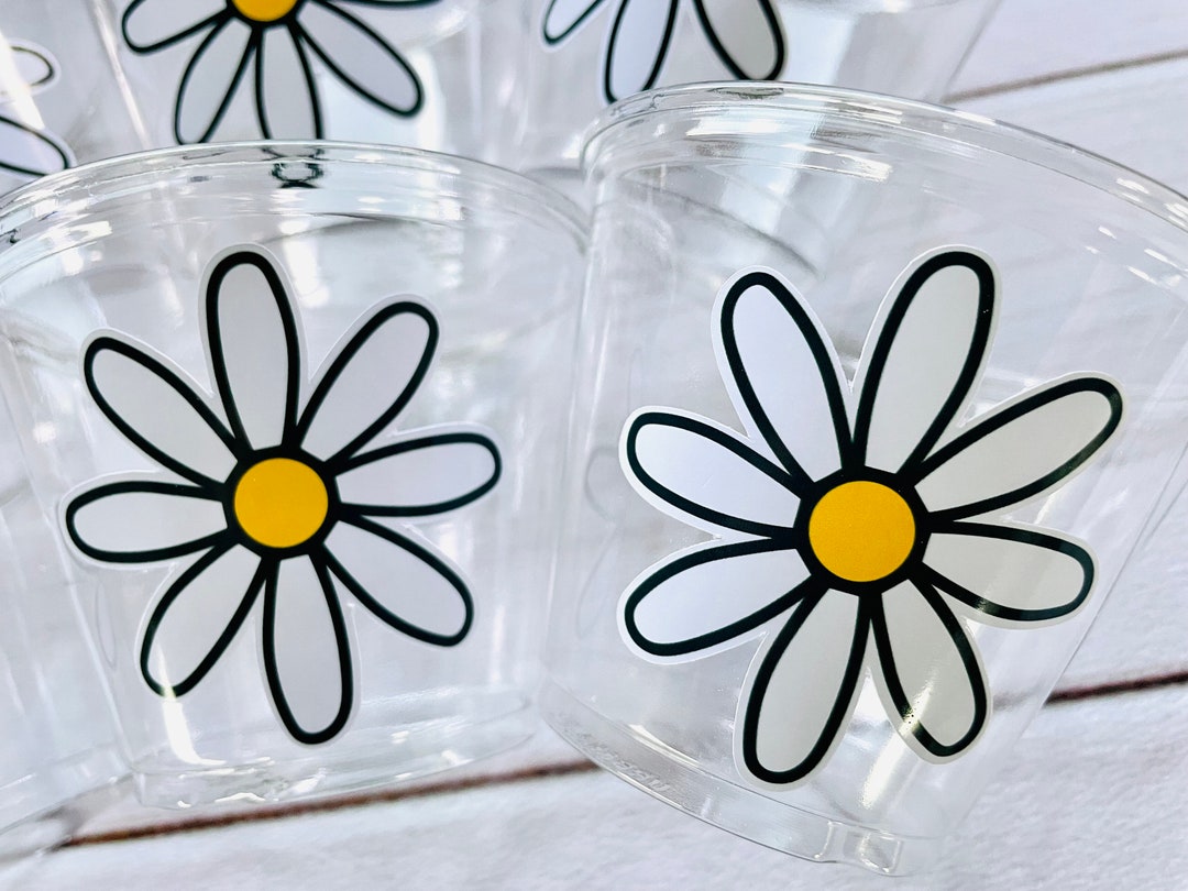 Daisies Party Cups Spring Birthday Cups Small 9oz 70's Etsy