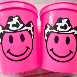 30-Pack Cow Print Paper Cups - 9oz Cowgirl Party Supplies For Farm Theme Events