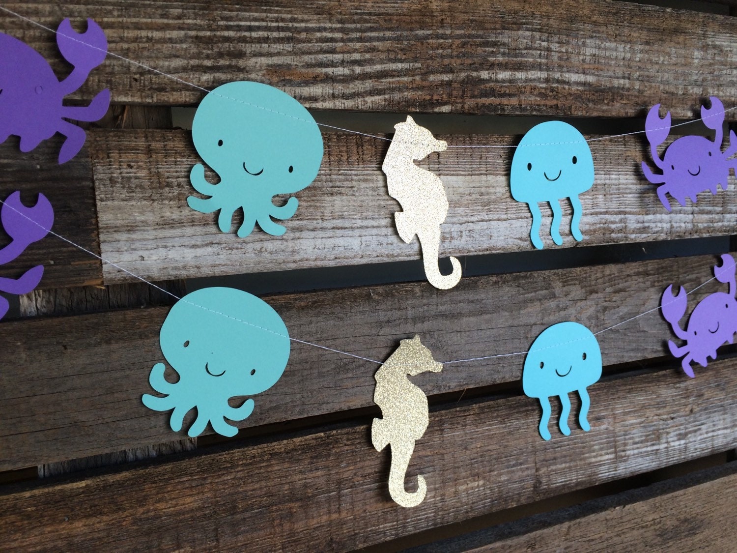 Under The Sea Party Garland - Under The Sea Garland Under The Sea Par…