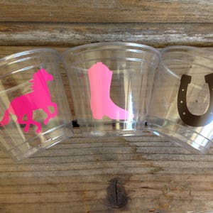 Cowgirl Party Cups Cowgirl Cups Cowgirl Party Decorations Cowgirl Baby Shower Decorations Cowgirl Birthday Decorations image 4