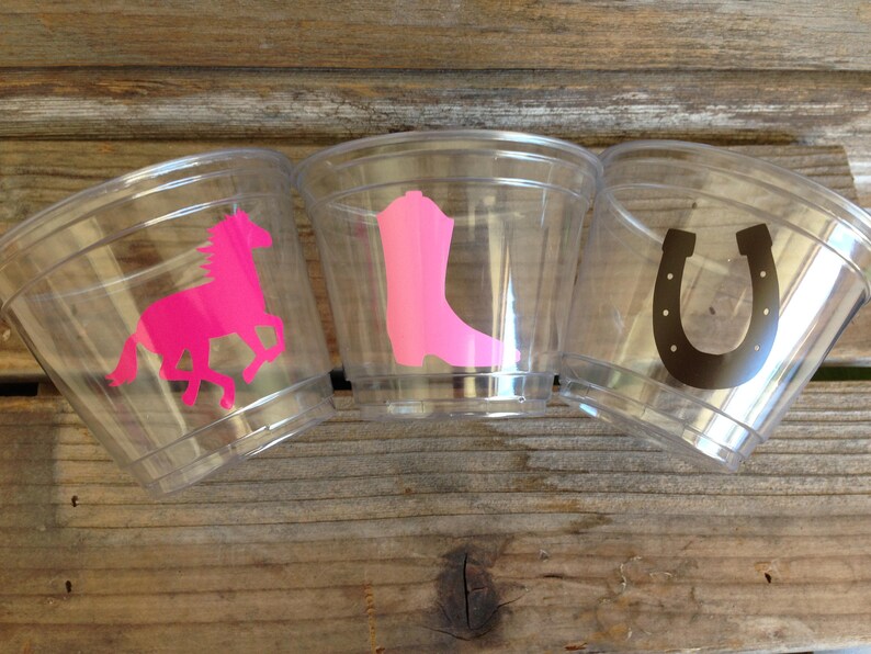 Cowgirl Party Cups Cowgirl Cups Cowgirl Party Decorations Cowgirl Baby Shower Decorations Cowgirl Birthday Decorations image 4