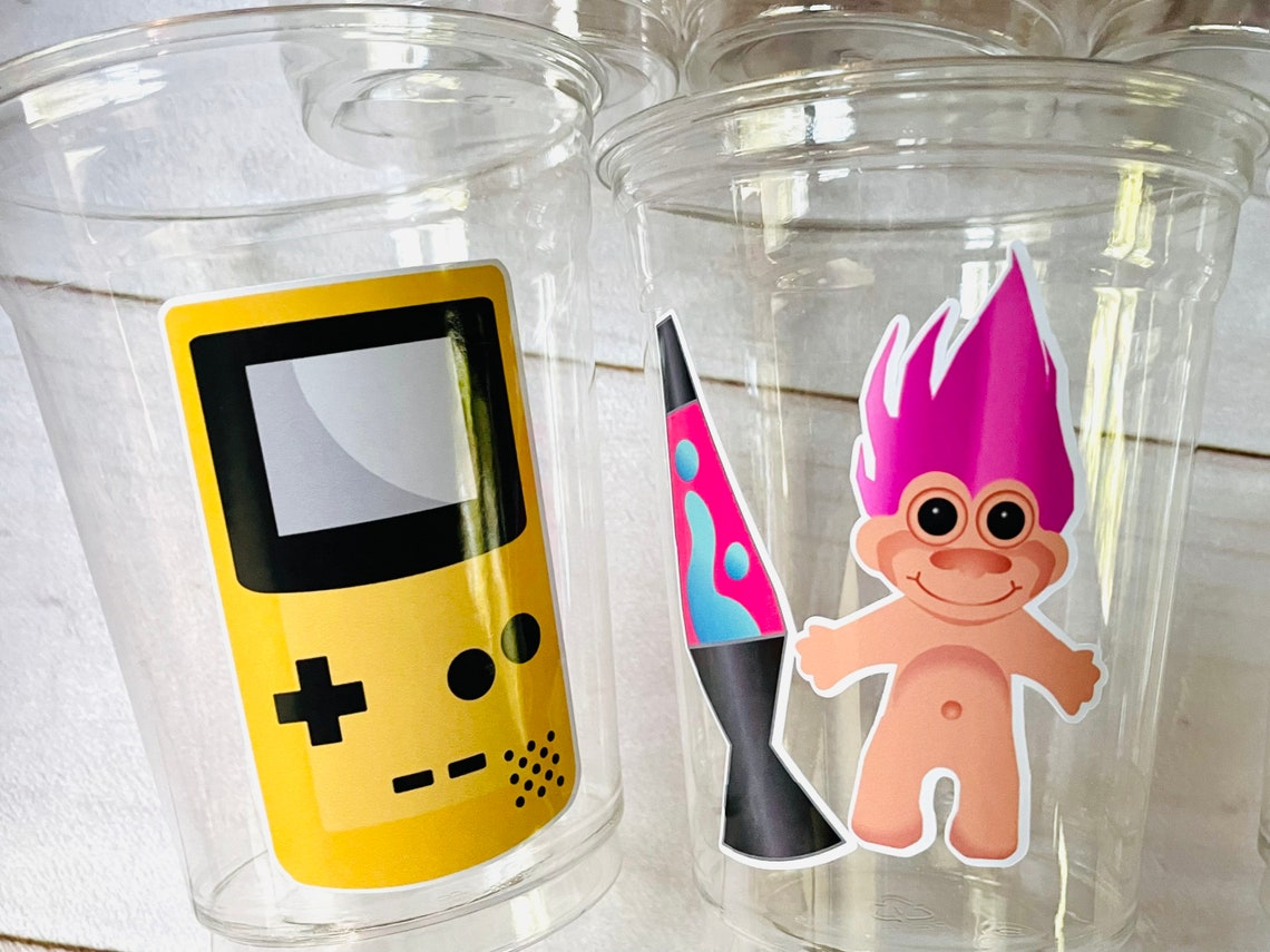 I Love the 90s Party Cups Disposable 90s Party Cups 90s Etsy