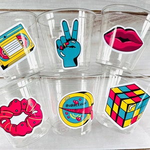 I Love the 90’s Party Cups 90’s Party Cups 90’s Birthday Decorations - Etsy