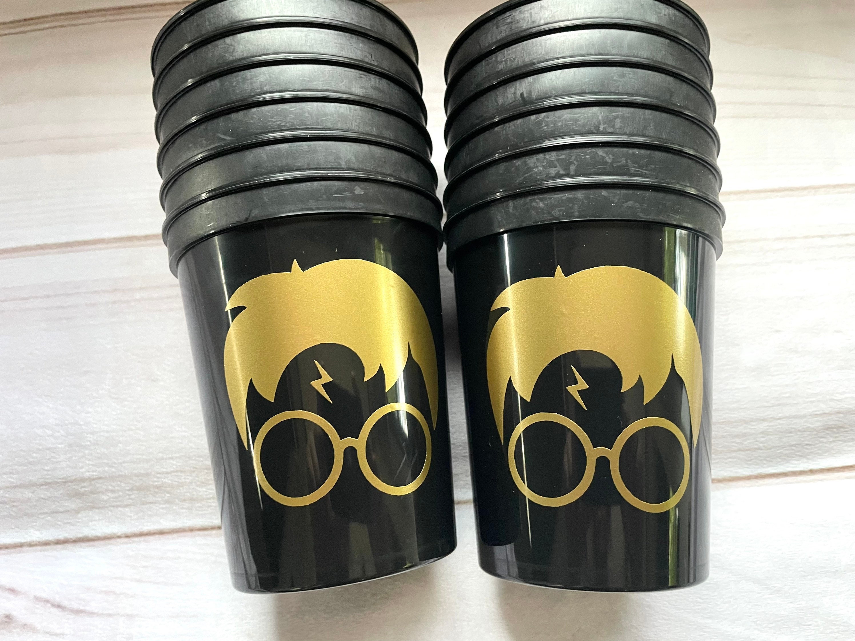 Harry Potter Party Cups Reusable 16oz Stadium Cups Harry Etsy