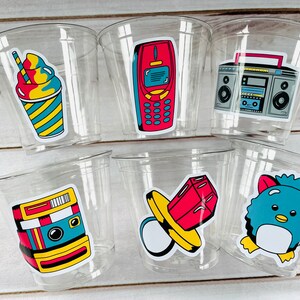 I Love the 90’s Party Cups 90’s Party Cups 90’s Birthday Decorations - Etsy