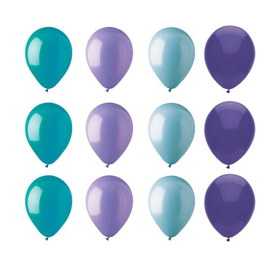 mermaid baby shower balloons