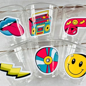 I Love the 90’s Party Cups 90’s Party Cups 90’s Birthday Decorations - Etsy