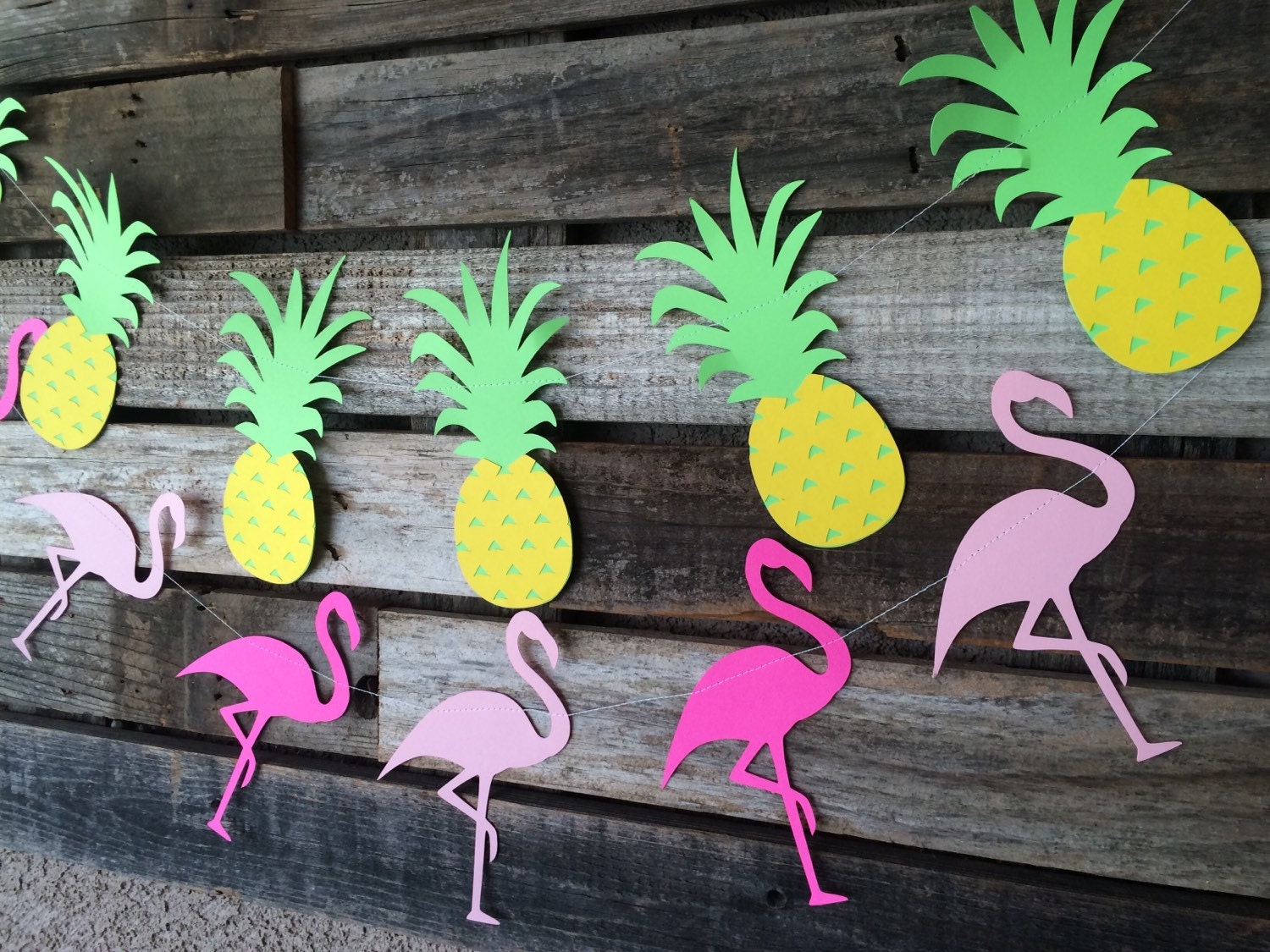Luau Party Garland Luau Garland Luau Party Decorations Luau Etsy