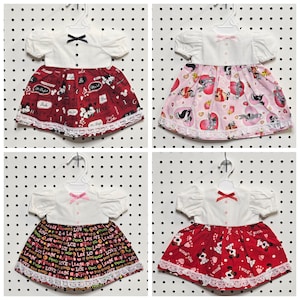 Fits 18 Inch Doll - Like American Girl or Our Generation - Valentine&#39;s Day Dress ~ Love Day ~ BFF Galentine