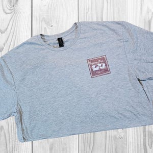 American doll short sleeve adult tee shirt gift for millennials- glitter logo