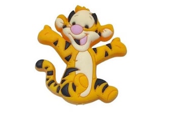 Perle tigre silicone dessin animé