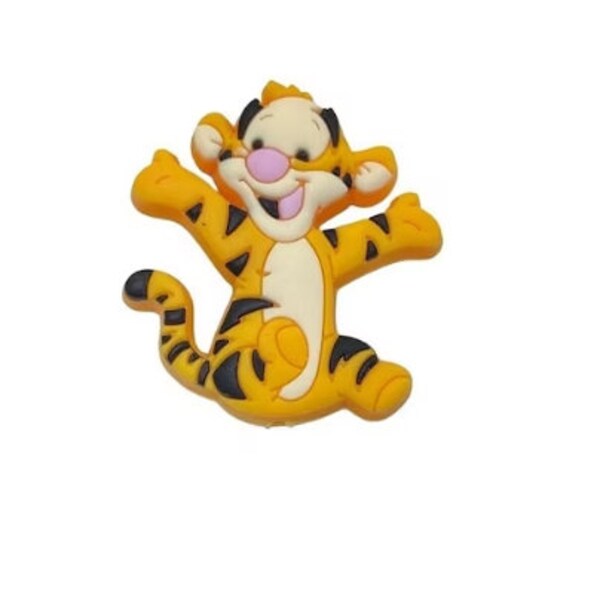 Perle tigre silicone dessin animé