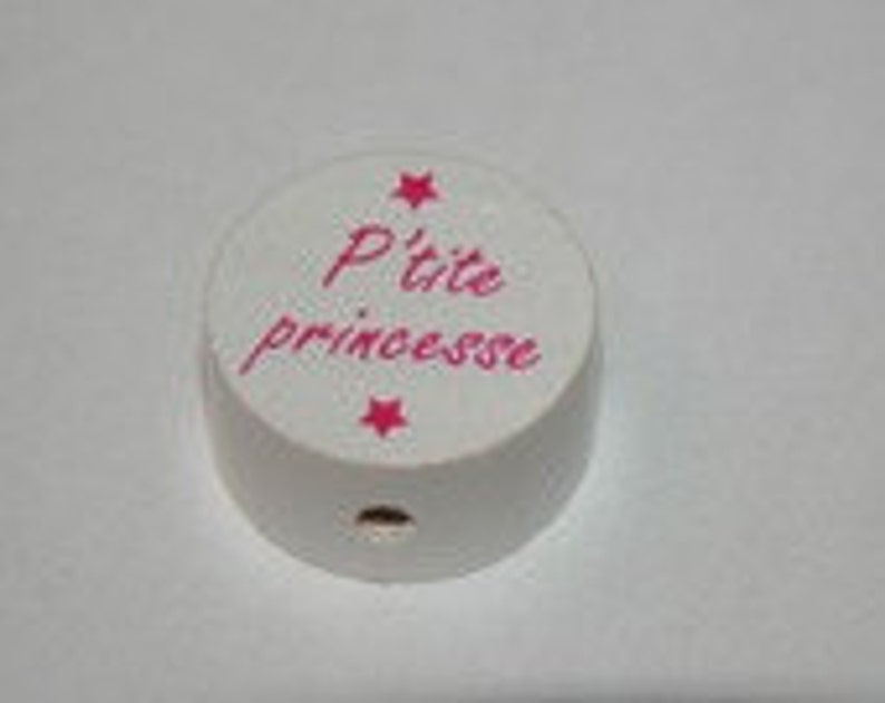 Wooden bead P'tite princess image 1