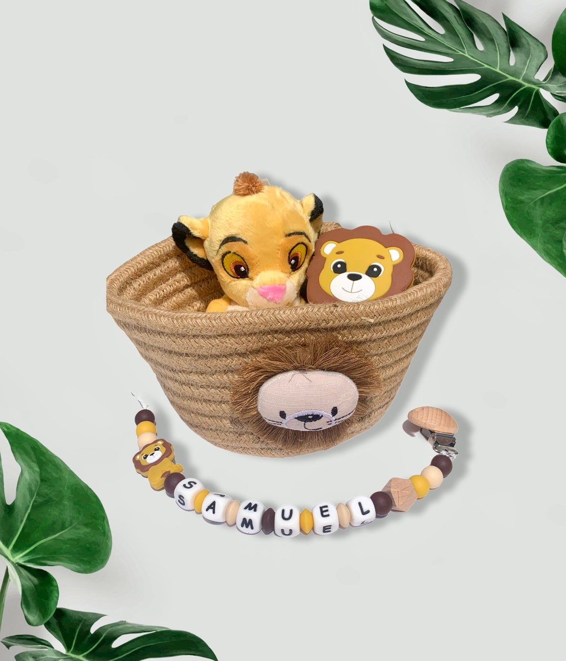 Basket birth Lion Simba Gift box birth Lion Simba box birth Etsy