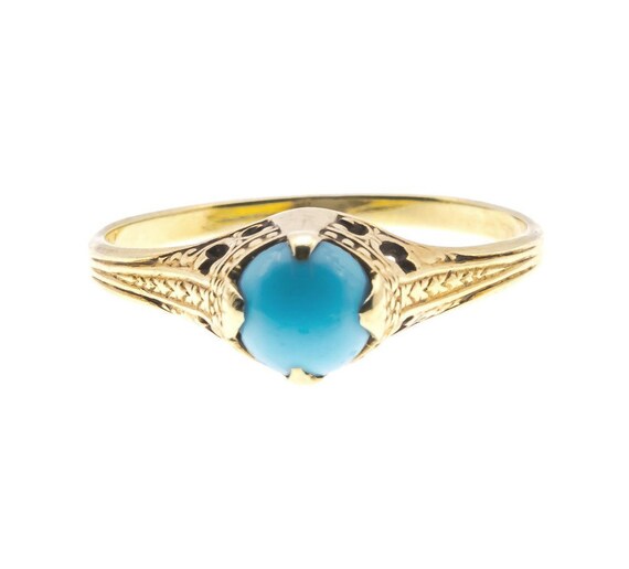 Edwardian Coronet - Edwardian 10K Persian Turquois