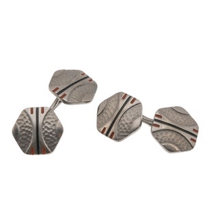 Casino Royal - Art Deco Enamel Cufflinks