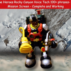 Bonecos de ação Rescue Heroes, completos com acessórios, excelentes condições de uso, anos 1990-2000, todos funcionando, você escolhe, muito divertido