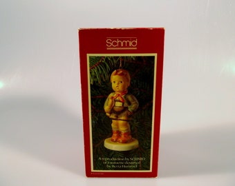 Vintage 1983 Schmid Hummel Hark the Herald First Edition Christmas Ornament in Original Box and Packaging Excellent Condition Vintage 1983 Schmid Hummel Hark the Herald First Edition Christmas Ornament in Original Box and Packaging Excellent Condition Vintage 1983 Schmid Hummel Hark the Herald First Edition Christmas Ornament in Original Box and Packaging Excellent Condition Vintage 1