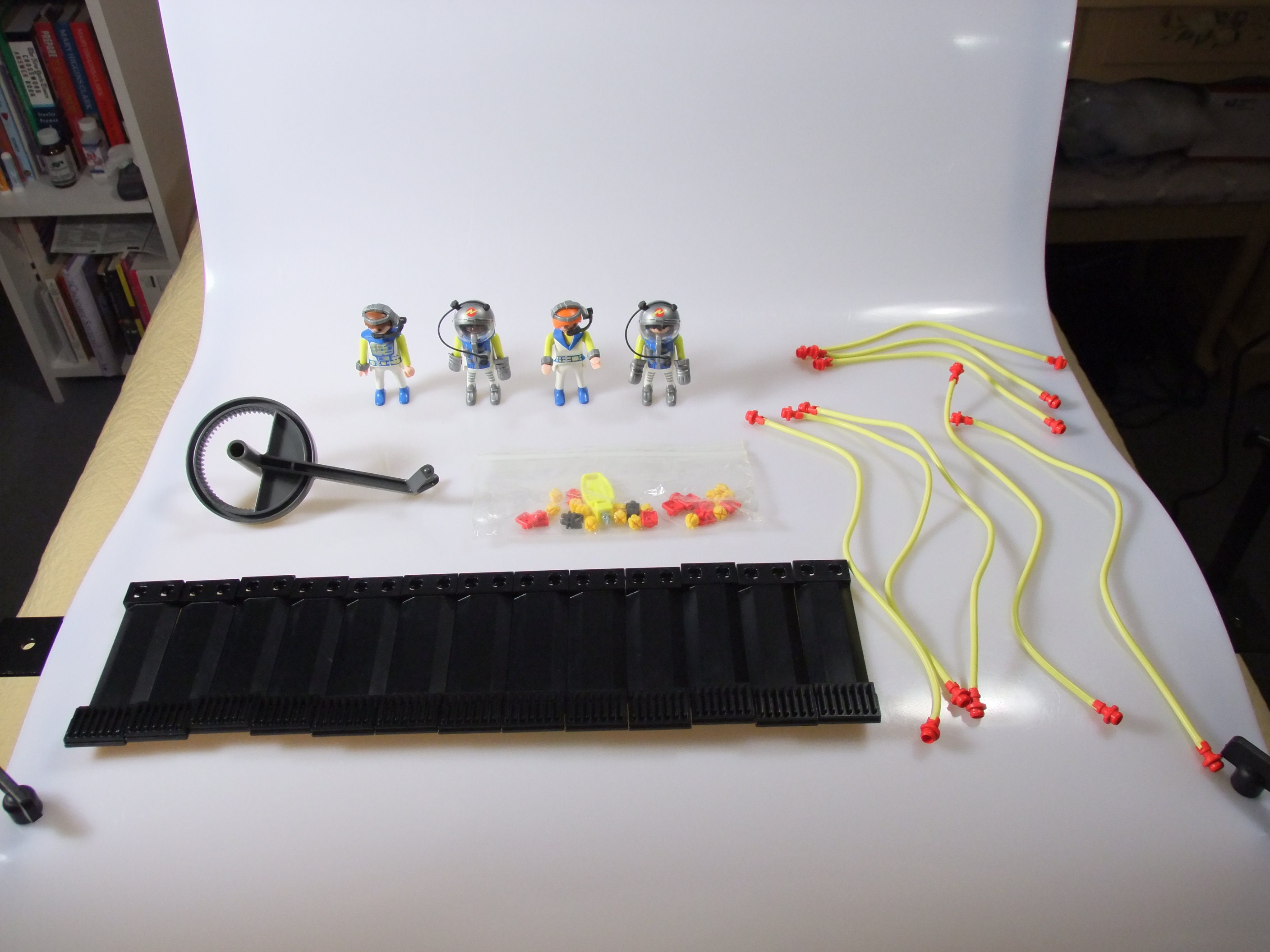 luxury! "Hard light bulb cable station space ref 3079 3080-2" Playmobil 