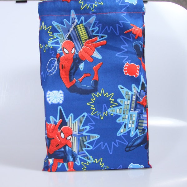 Set Di 6 Sacchetti Porta Scarpe/favore Spider-Man – Non-woven Con Cordino, Per Feste - 4
