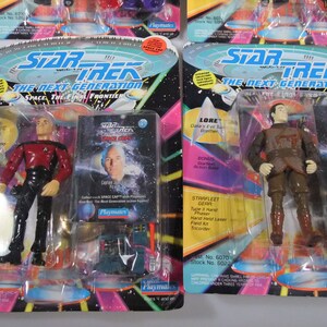 Playmate 1993 Star Trek the Next Generation TNG Action Figures New in ...