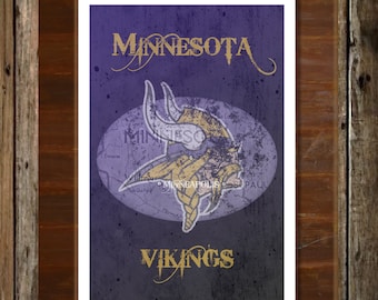 Minneapolis Minnesota Map Topographical Sports Print Art 11x17
