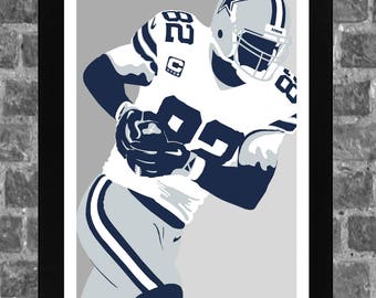 Dallas Jason Witten Sports Print Art 11x17