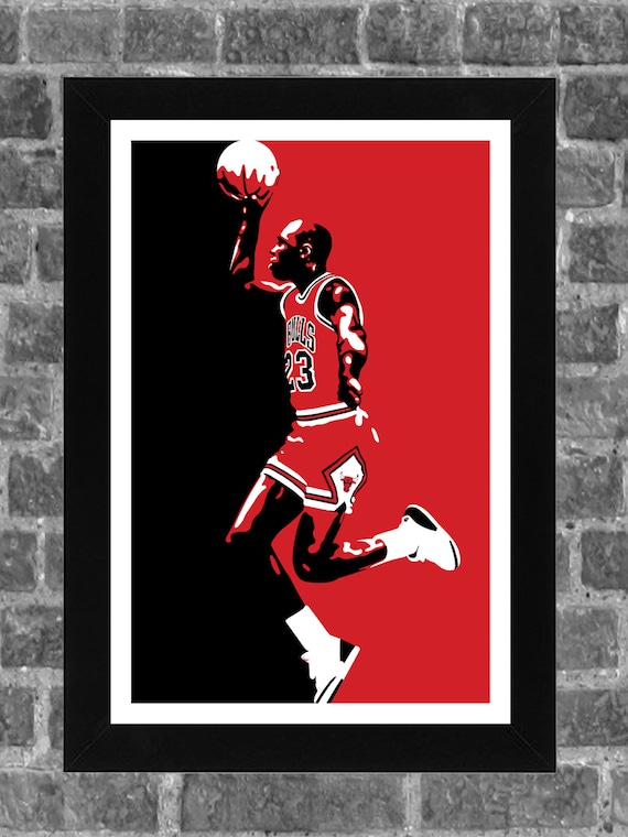 Michael Jordan #23 Chicago Bulls Artwork Rug