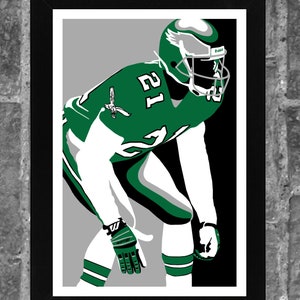 Philadelphia Eric Allen Sports Print Art 11x17