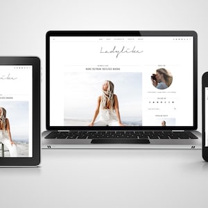 Ladylike: responsive bloggersjabloon – modern en minimaal ontwerp afbeelding 3
