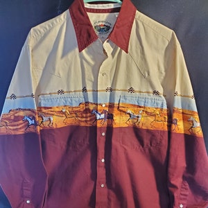 Vintage Men's Cumberland Outfitters Western Wear Shirt - Etsy