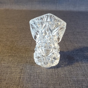 Vintage Glass Toothpick Holder, Pressed Glass Toothpick Holder, Vintage Toothpick Holder